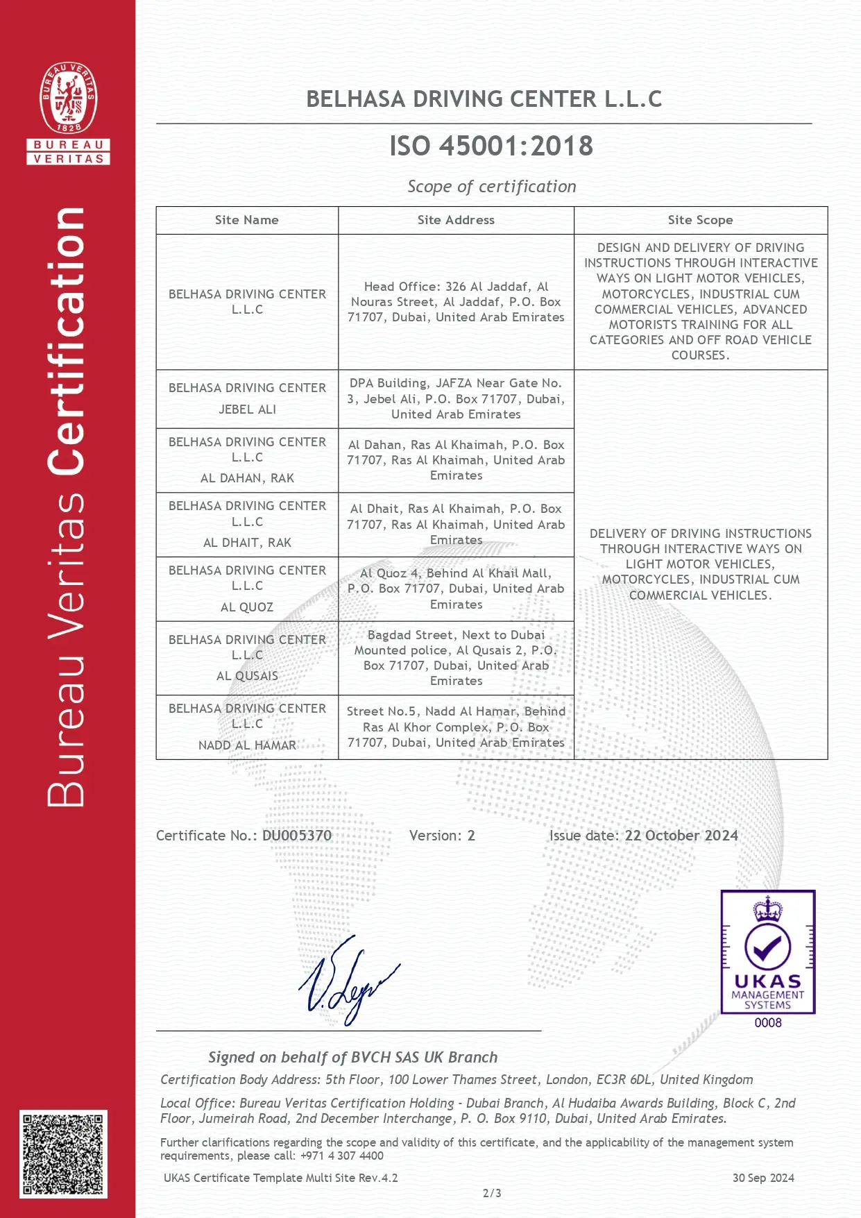 BELHASA DRIVING CENTER - 45K multisite e-cert_page-0002