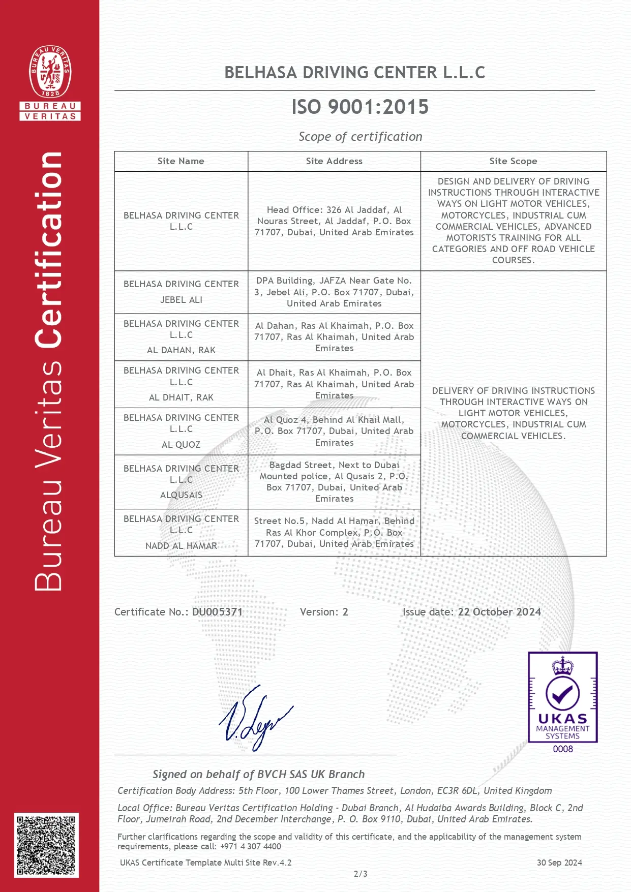 BELHASA DRIVING CENTER - 9k multisite e-cert_page-0002